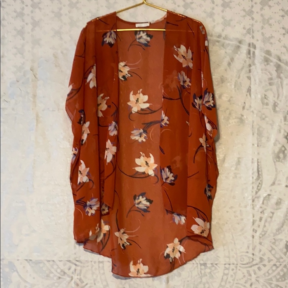 Sheer kimono